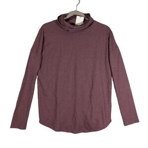 A New Day Turtleneck Shirt XS Long Sleeve Waffle Knit Cowl Neck Layering Thermal